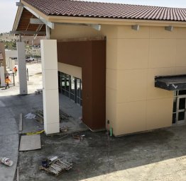 photo of construction progress