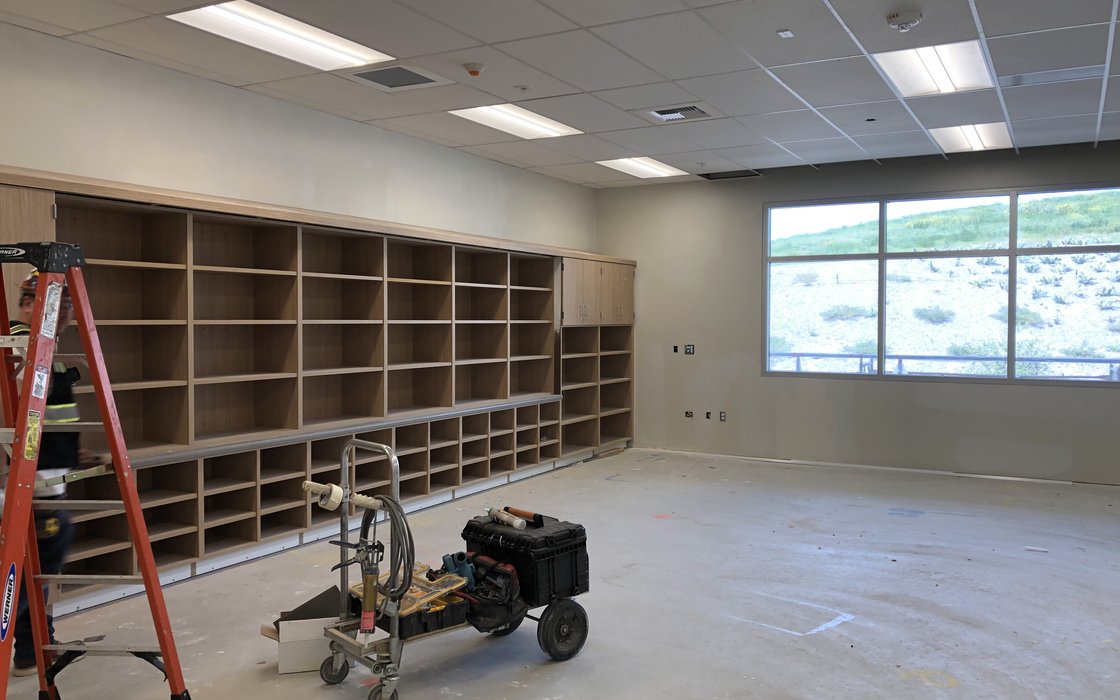 View of Casework in Classrooms